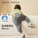 巴拉巴拉balaOne儿童羽绒裤男女童长裤宝宝保暖2025冬季高腰208425108201