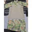 新式正版夏季长袖蛙服套装户外迷彩防刮耐磨作训蛙式训练服 丛林蛙（衣+裤）【中通快递】 175/92-96