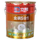 立邦金装五合一乳胶漆室内家用自刷环保抗甲醛净味防霉墙面漆18升 18L 金装五合一18L白色