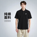 耐克(NIKE)男短袖T恤  POLO衫 纯棉 运动休闲简约 FN3895-010 黑XL