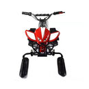 冬季大型游乐设施滑雪车成人儿童式电动汽油动力双板雪橇车四轮车 红色