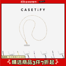 CASETIFY 适用于iPhone全系列 银白珠饰/七彩珠饰 斜挎背带/手机背带 珍珠样式