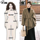 豪气辣姐大码女装冬装胖mm毛呢外套裙子韩系穿搭高级轻熟两件套装女 套装【毛呢外套+半身裙】 2XL  (建议140-160斤)