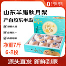 趣尝鲜 山东羊脂秋月梨 净重7斤礼盒 6-8枚 单枚400g起 水果 源头直发