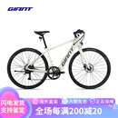 捷安特（GIANT）24 Escape E+油碟7速智能锂电电动助力公路自行车新国标 陶瓷白金700CX19M建议身高170185