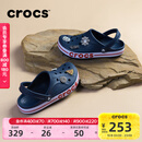 卡骆驰（CROCS）洞洞鞋贝雅卡骆班轻便耐磨一脚蹬休闲鞋|205089 深蓝/辣椒红-4CC 43 (270mm)