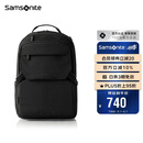 新秀丽（Samsonite）双肩包时尚商务电脑包通勤大容量背包黑色 15.6英寸 NX5*09001