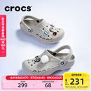 卡骆驰（CROCS）洞洞鞋贝雅男鞋女鞋轻便耐磨一脚蹬拖鞋休闲鞋|10126 卵石色-2V3 37 /38(230mm)