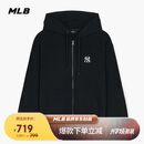 MLB外套男女情侣刺绣logo连帽外套25春季新款3ATRB0151-50BKS-M
