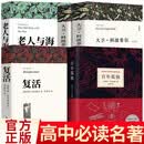 全5册 复活+老人与海+大卫科波菲尔上册+下册+百年孤独 完整版原版列夫托尔斯泰代表作成人阅读世界经典名著书籍畅销书文学小说