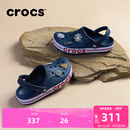 卡骆驰crocs洞洞鞋贝雅卡骆班轻便耐磨一脚蹬休闲鞋|205089 深蓝/辣椒红-4CC 43 (270mm)