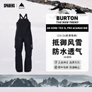 BURTON25/26男款单板滑雪背带裤AK ACAMAR 3L防风雪透气G-TEX CHESTNUT BROWN M