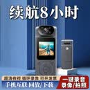 千立新款4K超高清带屏摄像机会议记录仪骑行录像机穿戴磁吸背夹摄像头随身便携采访代驾外卖口袋神器 L19旗舰新品【无内存】