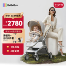 bebebus艺术家婴儿车推车可坐可躺新生儿宝宝轻便折叠双向高景观 香槟金
