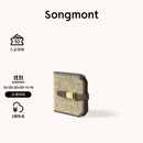 Songmont山下有松山行钱包设计师款皮夹短款卡包夹礼物男女零钱包 沙驼棕 预售8天