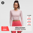 lululemon丨Swiftly Tech 女士运动短款长袖 T 恤 2.0 LW3GH4S 朦胧粉/朦胧粉 XS /4
