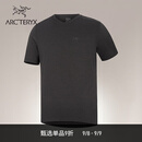 ARC'TERYX始祖鸟 KADEM CREW SS 透气 男子 速干短袖T恤 Black Heather/黑灰色 L