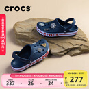 卡骆驰crocs洞洞鞋贝雅卡骆班轻便耐磨一脚蹬休闲鞋|205089 深蓝/辣椒红-4CC 43 (270mm)
