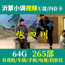 山东沂蒙山小调u盘跑四川红嫂MP4高清视频老人电视唱戏机TF内存卡 64G 高清 沂蒙小调视频【265部】 U盘【赠送转接口】