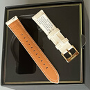 适用华为原装原厂拆机真皮表带18s女款表链41mm/gt5/gt4通用腕带 gt4手拨金扣18mm女款gt5也可用