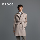 ERDOS 早秋轻盈亲肤舒适日常通勤男装经典战壕风衣 卡其 L 175/96A