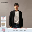 Calvin KleinJeans秋冬男女情侣ck休闲通勤刺绣立领拉链针织开衫毛衣J326796