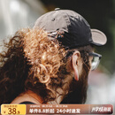 马登工装日系户外轻薄棒球帽跑步遮阳速干透气短檐鸭舌帽子男款夏小标 黑色 【星空黑/美式露营帽】 均码 (可调节 头围58cm)