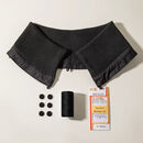 泉碧焱男女士服衣领防脏护套专用假领子领口护领脖套可拆卸全包边 黑色3件螺纹均码可拆洗 【男女通用防脏保暖一并解决】