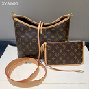 【二手99新】路L易威V登  老花女士单肩斜跨包 奢侈品箱包真品 未使用carryall小号