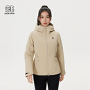 KOLON SPORT可隆冲锋衣防水透湿女士HALF BELT轻量羽绒夹克