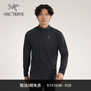 ARC'TERYX始祖鸟 DELTA 1/2 ZIP 保暖 男子 抓绒衫 Black/黑色 M