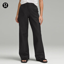 lululemon丨Utilitech™ 女士宽松剪裁中腰长裤 LW5GLXA 黑色 M