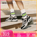 斯凯奇（Skechers）男鞋秋季厚底老爹鞋休闲熊猫鞋软底运动鞋237067