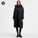 lululemon丨Wunder Puff 女士长款羽绒外套 防风 拒水 LW4CAGS 黑色 XS /4