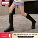 HUNTER【修饰腿型】户外露营女鞋Refined防水防滑高筒靴长筒靴网红女靴 黑色BLK/哑光 38