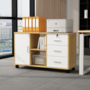 奥林欧风 文件柜 办公室桌下收纳柜矮柜带锁资料柜档案柜简易办公柜小柜子