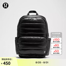 lululemon丨Everywhere 背包 *Wunder Puff 拒水 双肩包 LU9BZPS 黑色 O/S