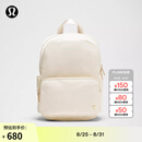 lululemon丨Everywhere Small 小款背包 *金属件 双肩包 LU9CZPS 浅象牙白/橡木棕/金 O/S