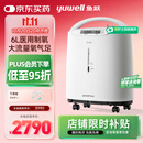 鱼跃（Yuwell）制氧机医用吸氧机家用老人5L升级氧气机6L7F-6W中重度缺氧