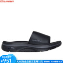 斯凯奇（Skechers）男鞋拖鞋防滑轻便浴室室内室外休闲运动凉鞋户外沙滩 度假海边 BLACK黑色 7=39.5码