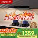 老板（Robam）星辰系列欧式顶吸抽吸排油烟机23风量家用大吸力以旧换新家电国家补贴20%一级能效60A0可配燃气灶