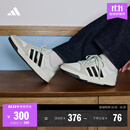 adidas ENTRAP美式校园风运动板鞋少年感复古篮球鞋男女阿迪达斯   白色/黑色/矾土棕   42