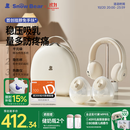 小白熊SnowBear吸奶器免手扶电动全自动热敷便携挂脖式双边吸乳器收纳包组合8909