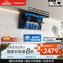 老板（Robam）【爆款小黑翼D1P】顶侧双吸pro超薄抽吸油烟机26大吸力静音一级能效以旧换新国家补贴可配燃气灶