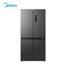 美的（Midea）471升十字对开四开门电冰箱家用风冷无霜一级能效双变频国家补贴超薄超大容量BCD-471WSPZM(E)