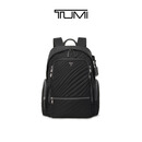 TUMI/途明【秋冬新品】VOYAGEUR 女士轻质尼龙时尚黑色衍缝双肩包 黑色绗缝