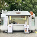 亿品香网红云仓鸥翼门餐车商用冰淇淋奶茶夜市景区商用无动力摆摊小吃车 款式四图册