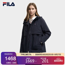 FILA 斐乐官方女士棉服2025冬季新款时尚休闲舒适连帽中长款外套
