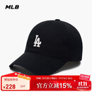 MLB棒球帽子秋夏鸭舌帽女男女户外休闲软顶送礼3ACP7701N-07BKS