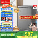 美的（Midea）100升小冰柜家用冷藏冷冻两用一级节能-30度速冻茶叶保鲜柜小型冷柜冰箱BD/BC-100KMF(E)国家补贴